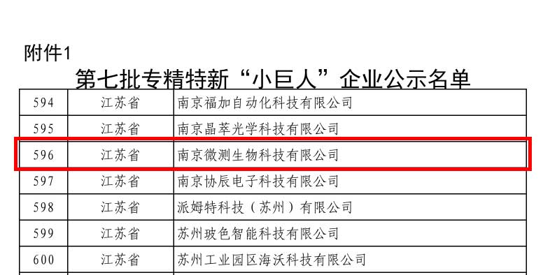 国家级专精特新“小巨人” 国家级专精特新“小巨人”
